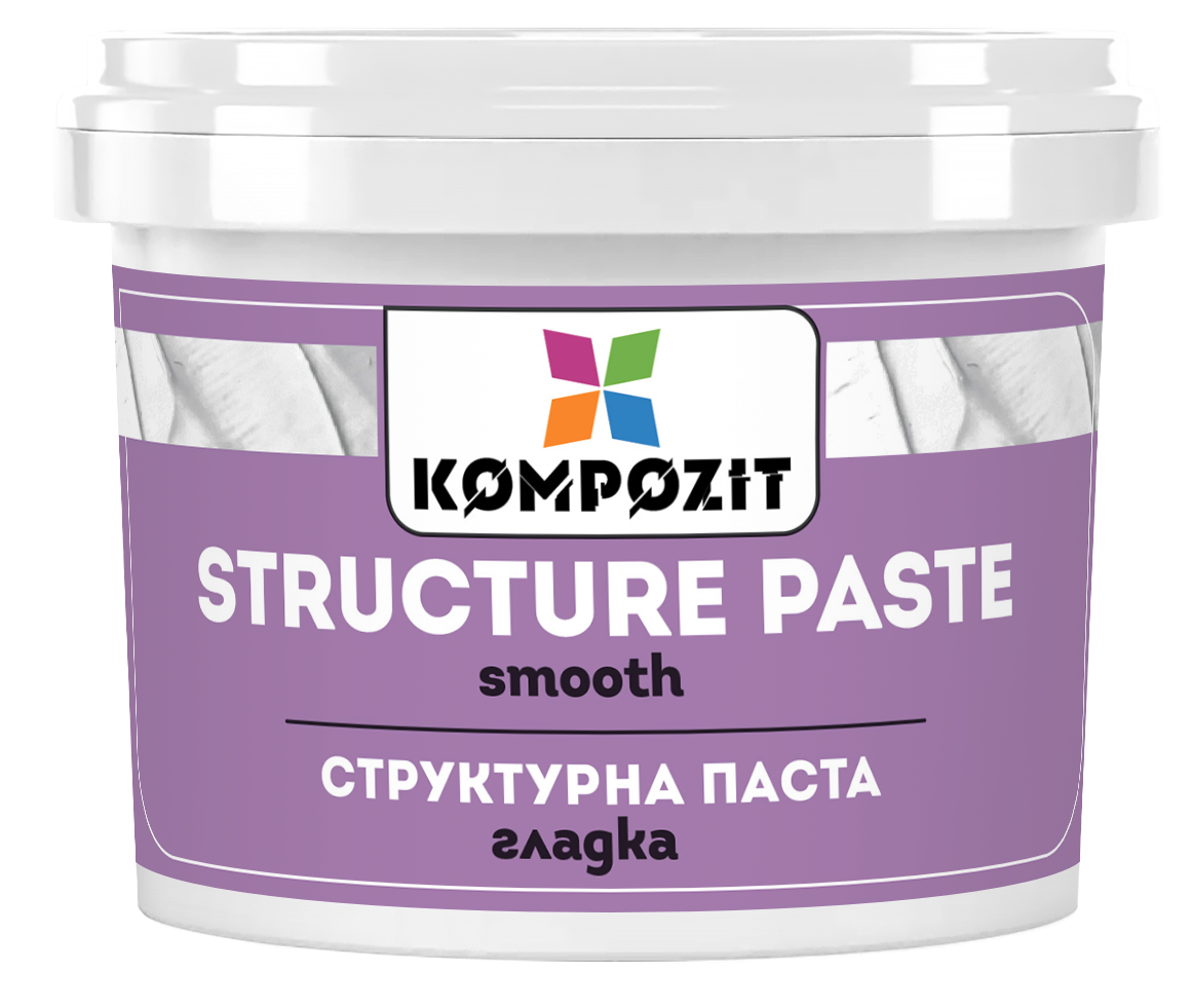Паста структурна ART Kompozit гладка, 300 мл, Білий