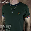 Комплект срібна цепочка і зірка ерцгамма 925 проби. Ланцюжок бісмарк та кулон оберіг срібло. 50 см, фото 2