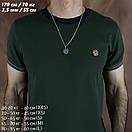 Комплект срібна цепочка і зірка ерцгамма 925 проби. Ланцюжок бісмарк та кулон оберіг срібло. 50 см, фото 8