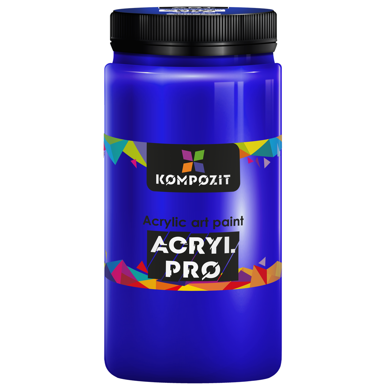 Фарба художня Acryl PRO ART Kompozit 1 л, 378 блакитний ФЦ, фото 1