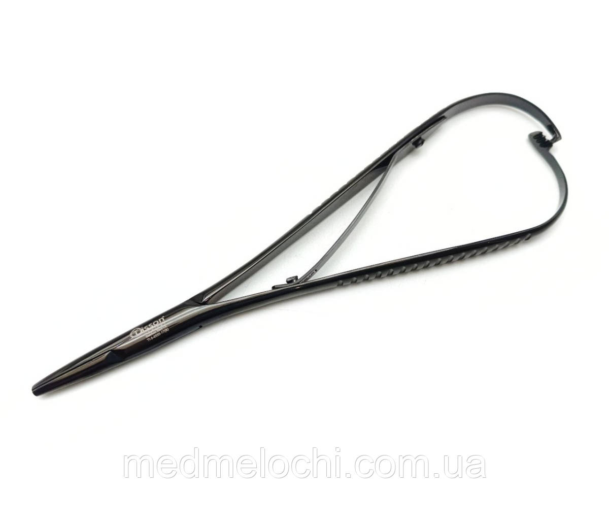 Голкотримач Mathieu  з твердосплавними вставками Tisson Medical Black Series. Довжина 17 см