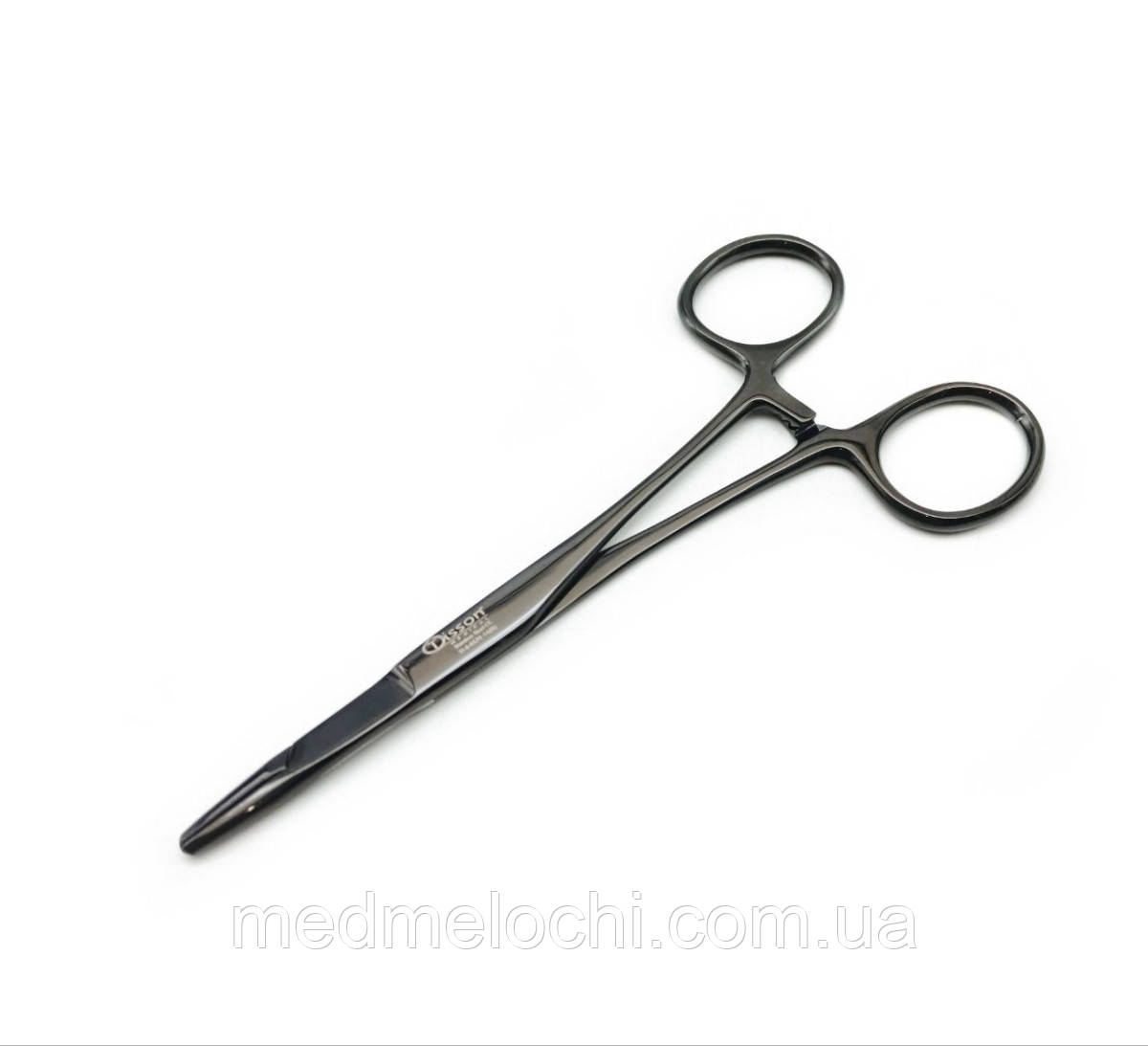 Голкотримач Olsen-Hegar з твердосплавними вставками Tisson Medical Black Series. Довжина 14 см