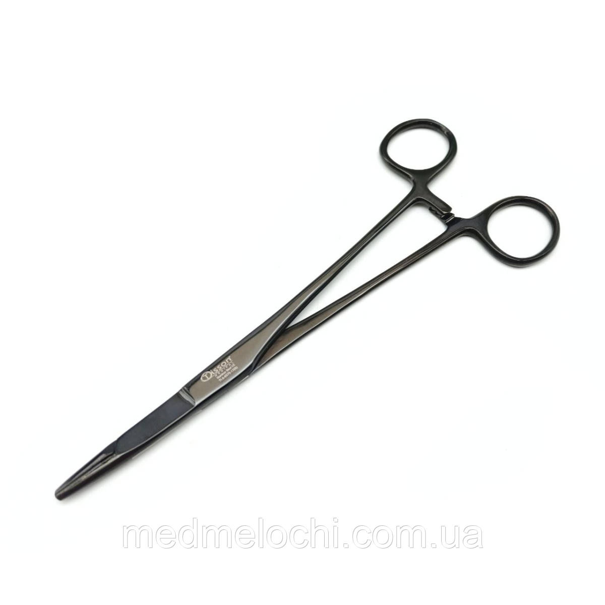 Голкотримач Olsen-Hegar з твердосплавними вставками Tisson Medical Black Series. Довжина 17 см