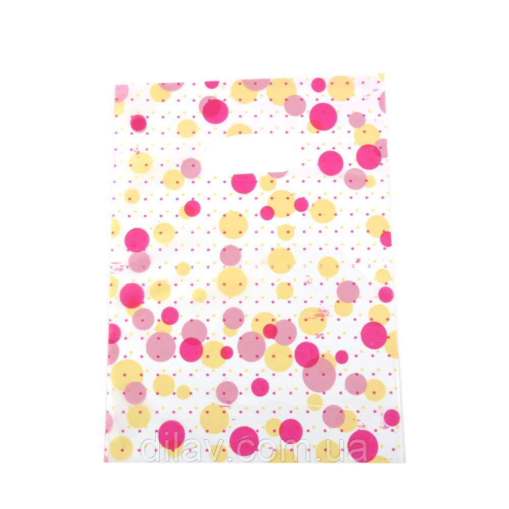 Пакети подарункові целофанові, 15*20, 100штук, фото 1