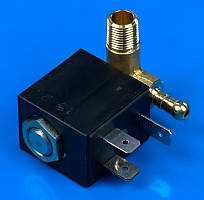 Електромагнітний (солоїдний) кутовий клапан парогенератора 1/8"