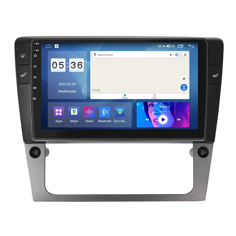 Штатна магнітола Lesko для Skoda Superb I 2001-2006 екран 9" 2/32 Gb CarPlay 4G Wi-Fi GPS Prime