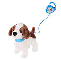 Собака PL8203 розміром 22 см, веляет хвостом, звук, ходить, м'яка., фото 2