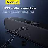 Бездротовий саундбар Baseus AeQur DS10 Mini Soundbar (version battery) акумуляторна версія, фото 8