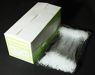 Кільцева волосінь 7" (17,8 см.) 5000 шт. для бирок і ярликів, кільцеві біркотримачі