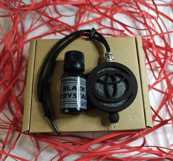 Підвіска ароматизатор Toyota, АвтоПарфуми Тойота на дзеркало, чорний