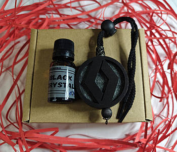 Підвіска ароматизатор Renault, АвтоПарфуми Рено на дзеркало, чорний