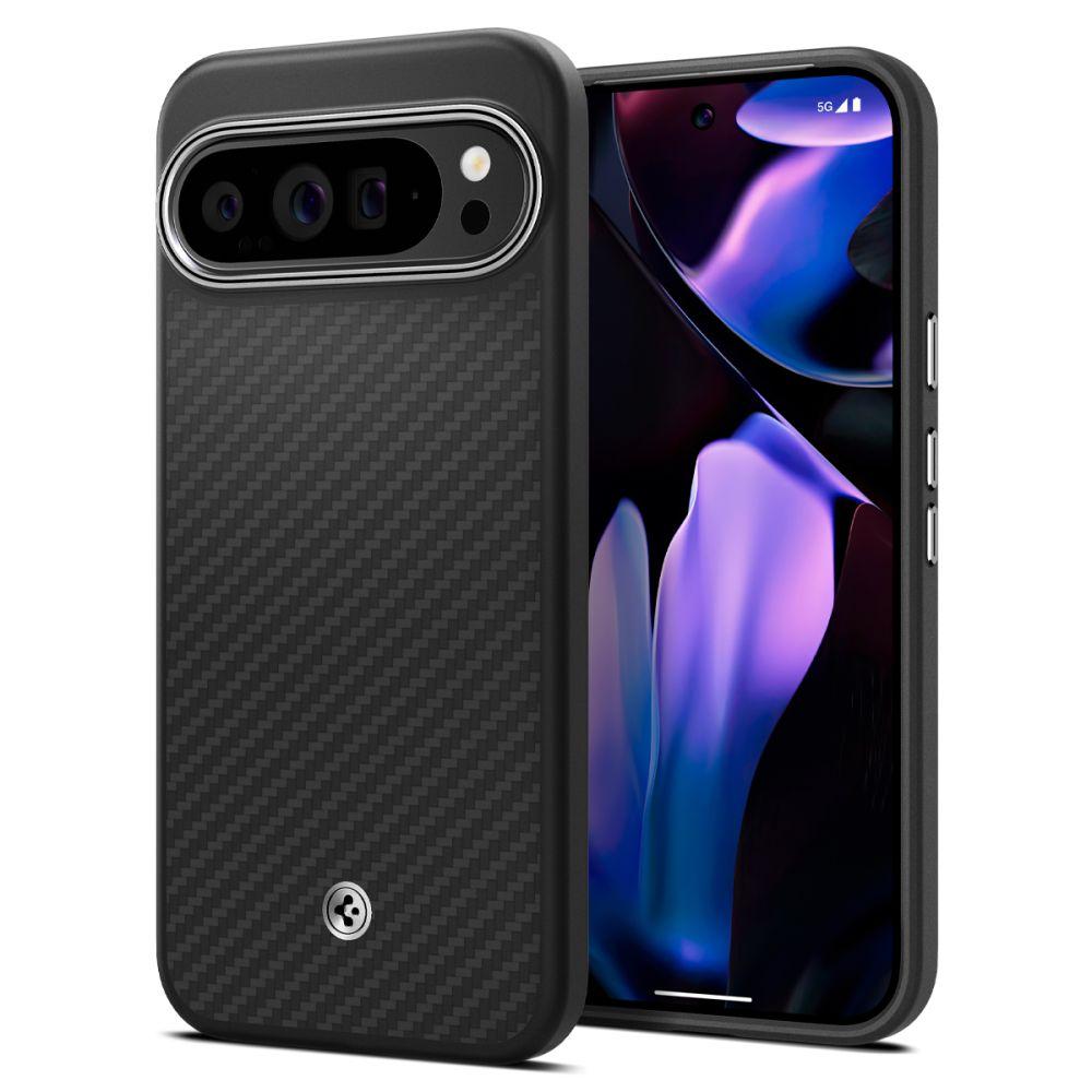 Чохол Spigen Enzo Aramid до Google Pixel 9 Pro XL Matte Black (ACS07734)