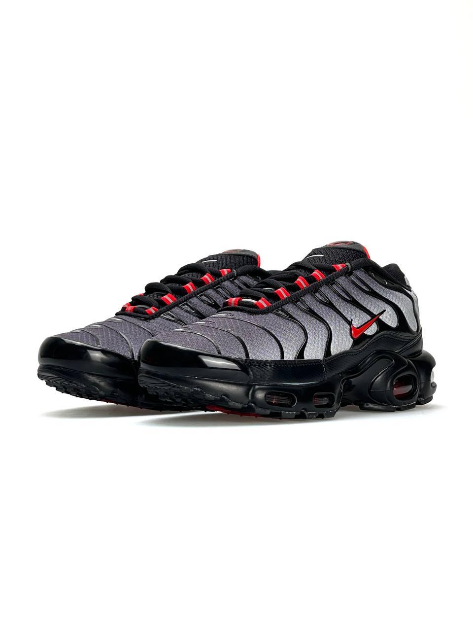 Чоловічі кросівки Nike Air Max Tn Plus Silver, кеди Найк шкіра текстиль сріблясті весна осінь. Чоловіче взуття