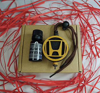 Підвіска ароматизатор Honda, АвтоПарфуми Хонда на дзеркало, дуб