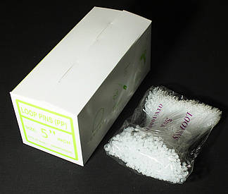 Кільцева волосінь 5" (12,7 см.) 5000 шт. для бирок і ярликів, кільцеві біркотримачі