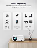 Мультимедійний проектор WiMiUS S26 Full HD 10000 Лм Wi-Fi Bluetooth з динаміками g1, фото 3