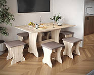 2 табурета (комплект) 35х35х44 см / mebelservice  / Дуб Сонома, фото 4