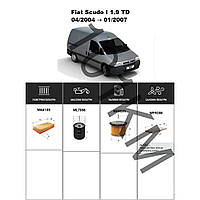 Комплект фільтрів Fiat Scudo I 1.9 TD (2004-2007) WIX