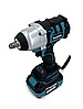 Безщітковий акумуляторний гайковерт Makita (48V, 6AH) Потужний ударний гайковерт Макіта в кейсі mm, фото 4