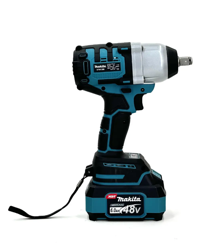 Безщітковий акумуляторний гайковерт Makita (48V, 6AH) Потужний ударний гайковерт Макіта в кейсі mm
