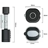 Розумний дверний біометричний замок (циліндр) SEVEN LOCK SL-7774BF black (35-90мм), фото 6