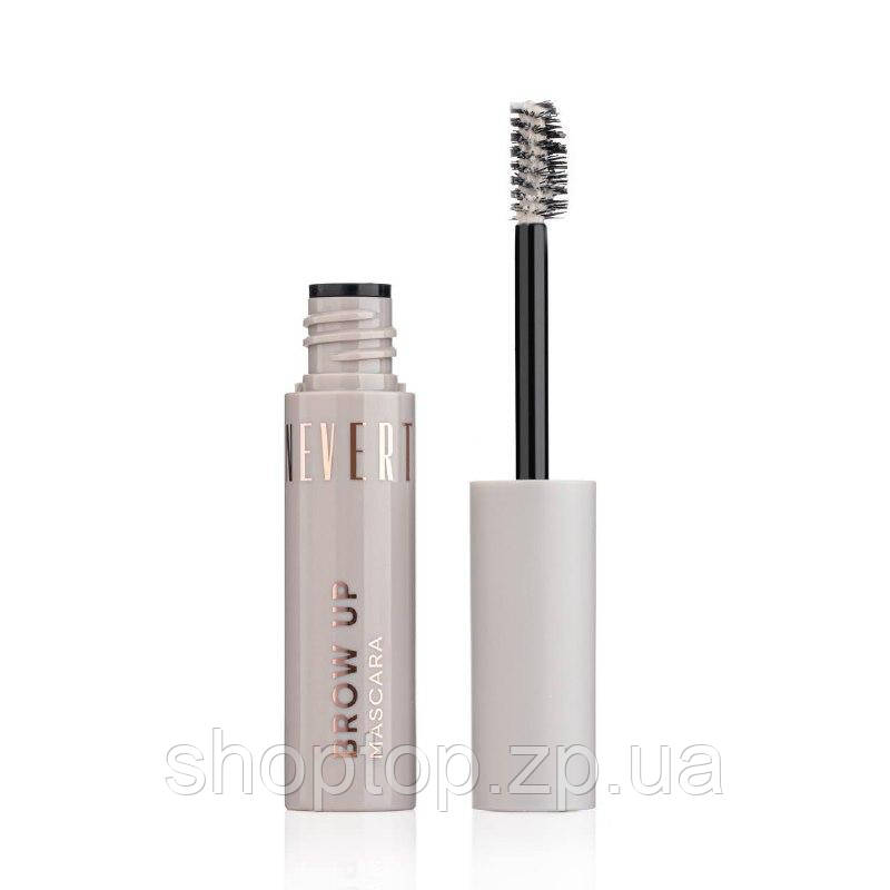 Туш для брів Brow Up Eyebrow Mascara NEVERTI 001, фото 1
