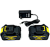 Акумуляторна безщіткова мийка DeWalt (48V 6 Ah 40 барів) Ручна автомийка Девольт з 2 АКБ mm, фото 7