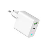 Оригінал! Зарядний пристрій Gembird 1xUSB-A + 1 Type-C (PD20Вт + QC3.0 18Вт) white (TA-UC-PDQC20L-W-01) - Вища Якість!, фото 2