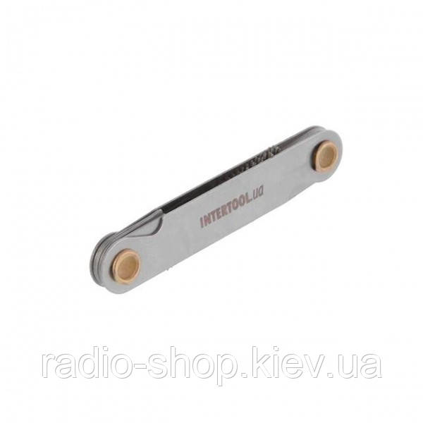 Різьбомер метричний 12 од. (0,5-3,0) INTERTOOL SD-8400, фото 1
