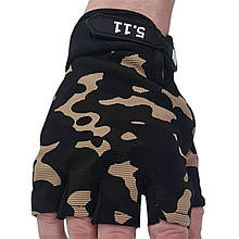 Рукавички без пальців камуфльовані