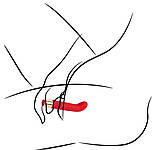 Вибратор для точкової стимуляції Vibrating Spear рожевий для жінок з функцією вібрації та ергономічним дизайном, фото 3