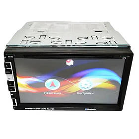 Автомагнітола RIAS PI 803 2din 7" GPS+USB+SD+Bluetooth+DVD-TV+Карта навігації+Пульт ДК 4х60W (3_05624)