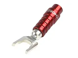 Акустична лопатка Chord ChordOhmic ChorAlloy Spade SHORT CRIMP & Red ABS Cap
