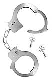 Наручники регулируемые металлические серебристого цвета Fetish Tentation Кайф, фото 2