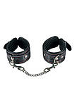 Наручники із лакованої шкіри преміум класу чорного кольору Fetish Tentation Premium Кайф, фото 2