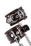 Наручники із лакованої шкіри преміум класу чорного кольору Fetish Tentation Premium Кайф, фото 3