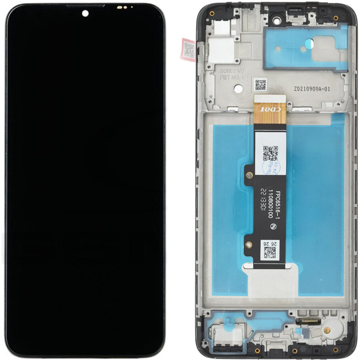 Дисплей Motorola XT2159 Moto E40 у зборі із сенсором і рамкою black
