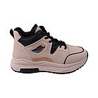 Черевики жіночі Farinni на платформі капучіно натуральна шкіра, 40, фото 3