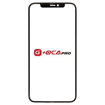 Скло корпусу G + OCA Pro iPhone 11 Pro Max з OCA- плівкою black (оригінал)