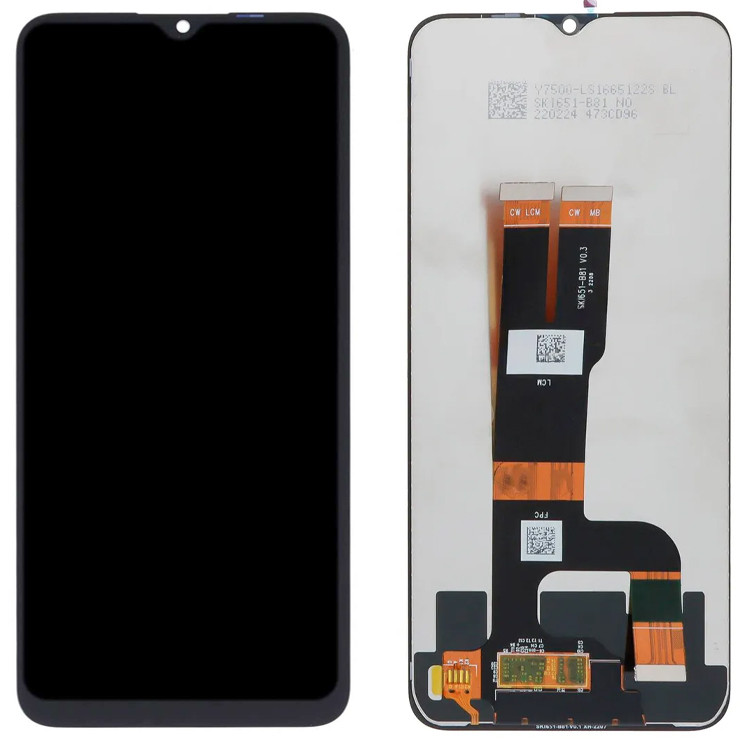 Дисплей Realme C31 у зборі із сенсором black service pack