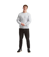 Пуловер Fruit of the loom Classic set-in sweat S Сіро-ліловий (62-202-0)