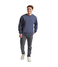 Пуловер Fruit of the loom Classic set-in sweat L Темно-синій (62-202-0)