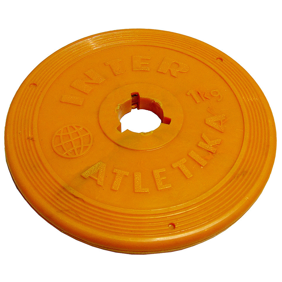 Диск сталевий InterAtletika ST521.2 вага 1 кг., фото 1