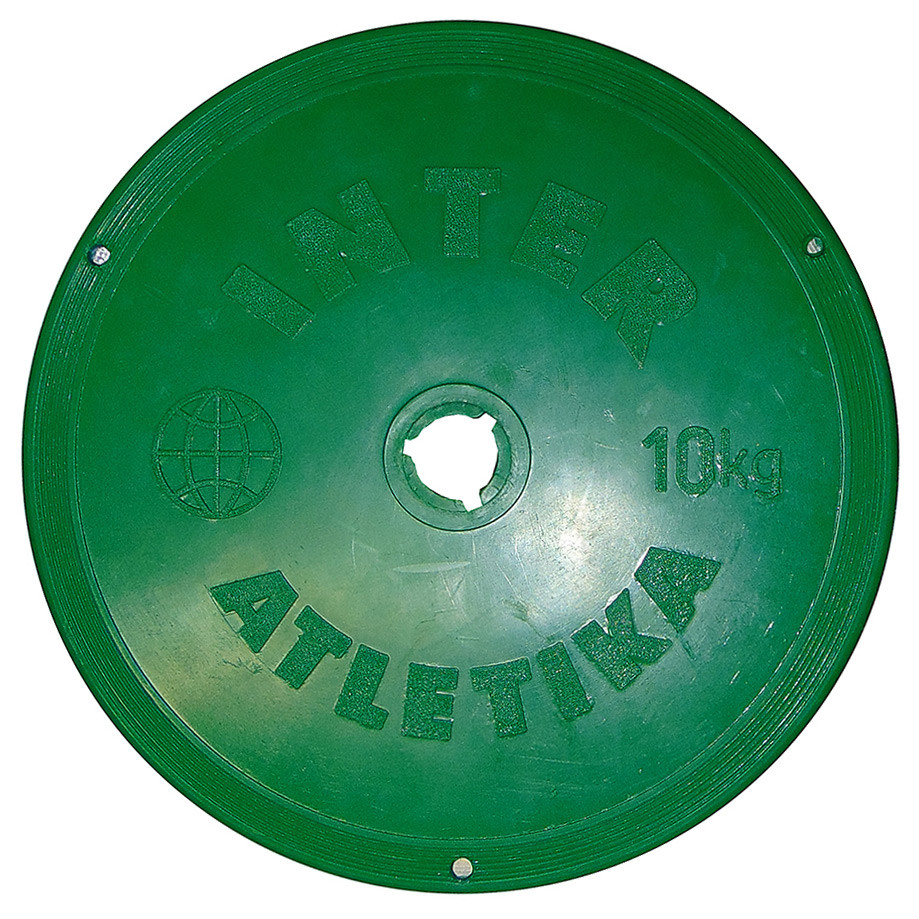 Диск сталевий InterAtletika ST521.5 вага 10 кг., фото 1