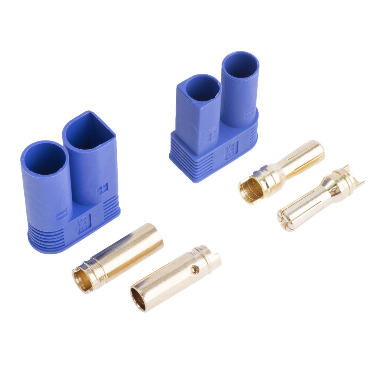 Конектор EC5 двоконтактний, пара Male+Female, діаметр контактів 4.0мм, для силових з'єднань