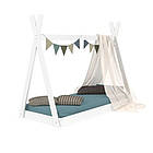 Дитяче ліжко-будиночок Sportbaby Вігвам Біле 80х160см