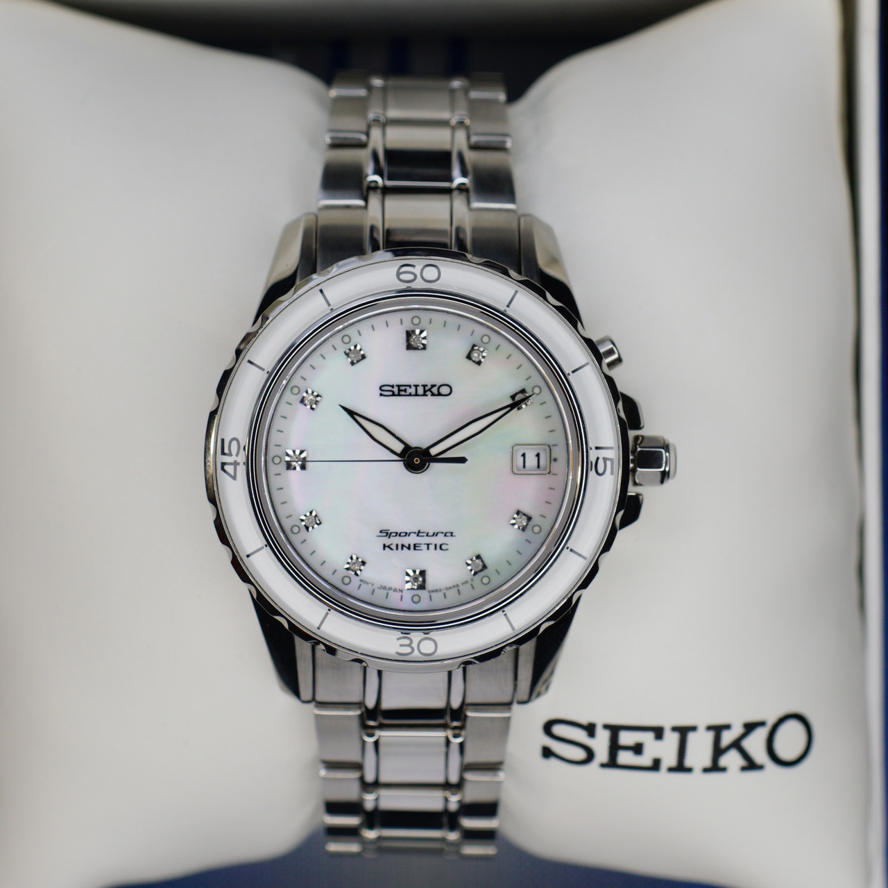 Жіночий годинник Seiko SKA881P1 Ladies Sportura Diamonds