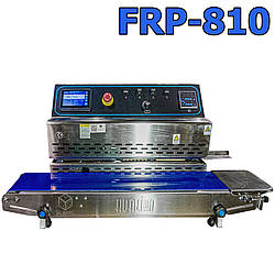 Настільний роликовий запайник 80 см FRP-810I Конвейєрний запайник пакетів із кольоровим датером Шов 10 мм