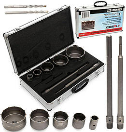 Набір кільцевих коронок для бетону SDS Plus і SDS Max TAGRED TA1511