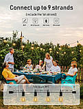 Brighttown 80 FT Outdoor String Lights - підключаються світлодіодні ліхтарі, фото 2
